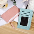 thumbnail image 4 of CATIEBYE 2Pcs Small Money Pouch PU Multipurpose Design Blue Casual Outings, 4 of 6