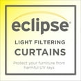 thumbnail image 6 of Eclipse Liberty Light Filtering Sheer Grommet Top Single Window Curtain Panel, Blue, 52x63, 6 of 6