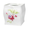 thumbnail image 3 of bed bath n more Hand Crafted Floral Bath Accessory Collection Set or Separates White/Pink Tooth Brush Holder, 3 of 5