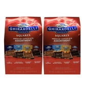 Ghirardelli Chocolate Squares Premium Chocolate Assortment, 23.8 oz. each bag. Pack of 2 bags.