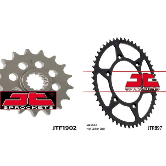 Front & Rear Sproket Kit for KTM 400 LC4 Enduro 93 JT Sprockets