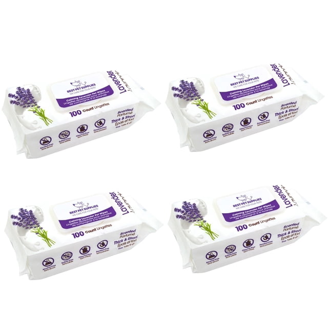 Toallitas para perros Best Pet Supplies hipoalergénicas, paquete de 400