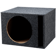 American Sound Connection 12in Vented Subwoofer Speaker Enclosure, Loudspeaker Cabinet