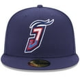 thumbnail image 2 of Men's New Era Navy Jacksonville Jumbo Shrimp Authentic Collection Alternate Logo 59FIFTY Fitted Hat, 2 of 5