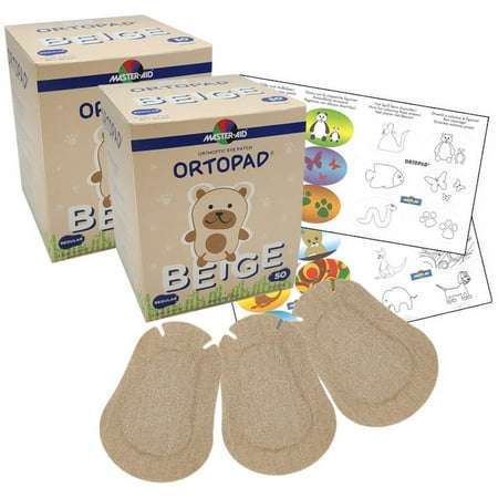 Ortopad Bamboo Beige, Regular size, 2 boxes (100 patches)