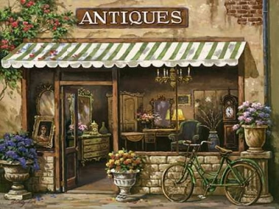 Antique Shop Canvas