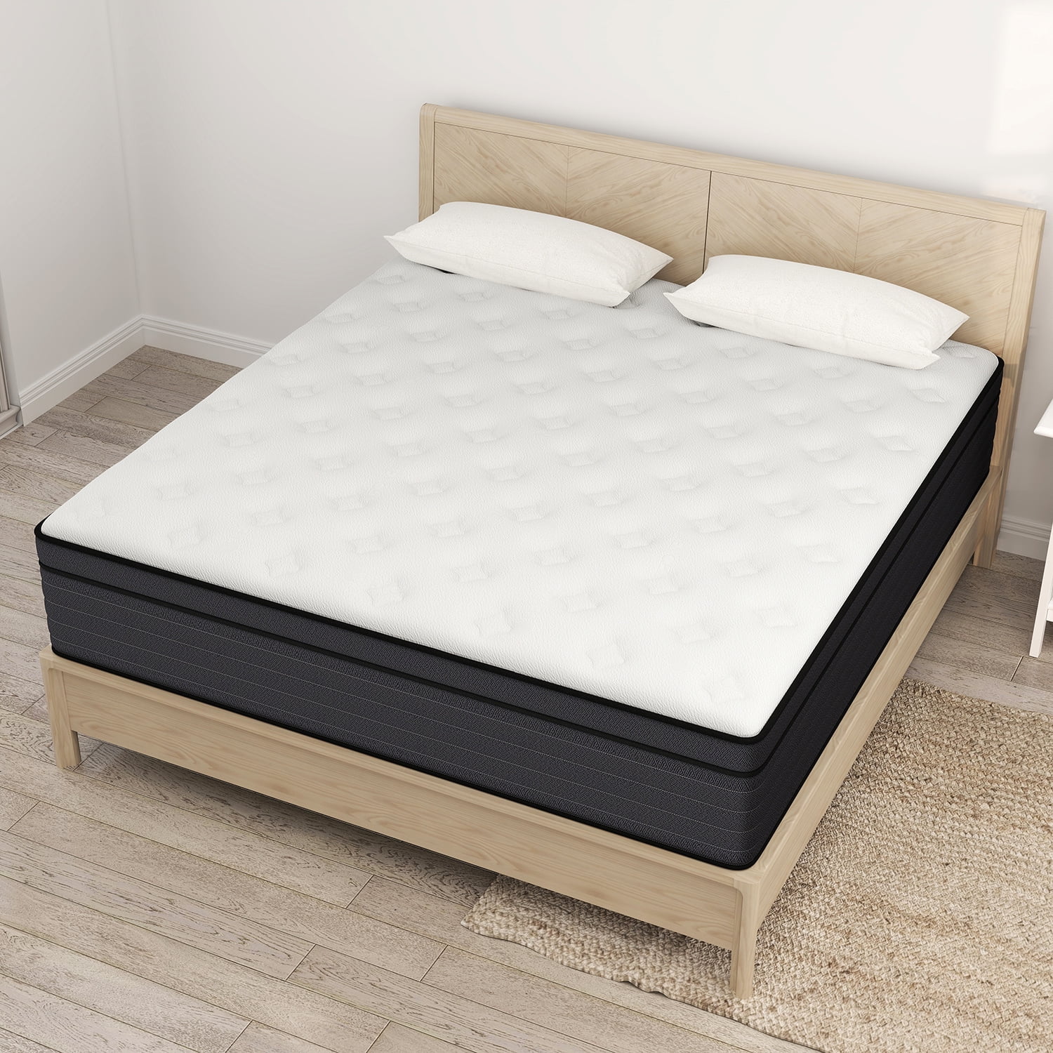 lemontalking 10 inch Hybrid Mattress Pocket Spring Mattresses in a Box,Twin