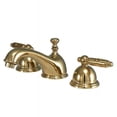 thumbnail image 1 of Kingston Brass KS3962GL Robinet de Lavabo à Large Diffusion avec Poignée, Laiton Poli, 1 of 1