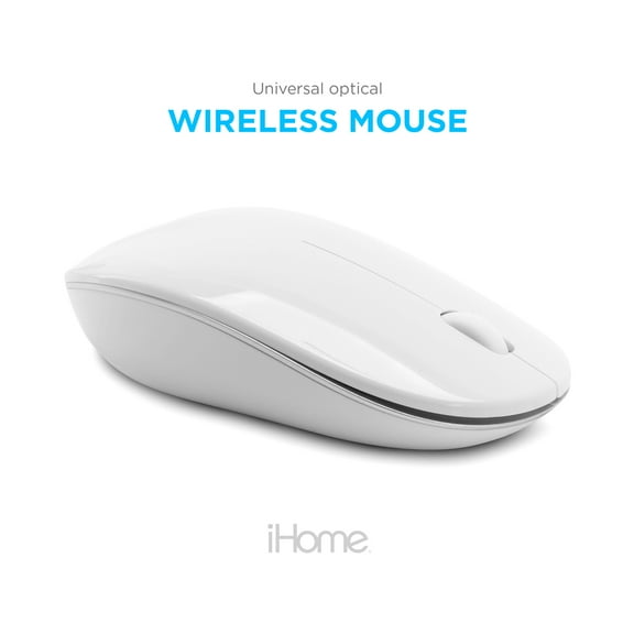 iHome Wireless Optical Mouse: Universal Mouse with USB-C & USB-A Adapter