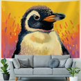 thumbnail image 4 of Orinice Penguin Tapestry Wall Hanging Unique Style Graphic Tapestries Home Decor for Living Room Bedroom Apartment Farmhouse Dorm 60x50inch, 4 of 6