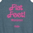 thumbnail image 3 of Barbie The Movie - Barbie Movie Flat Feet - Women's Racerback Tank Top, 3 of 5