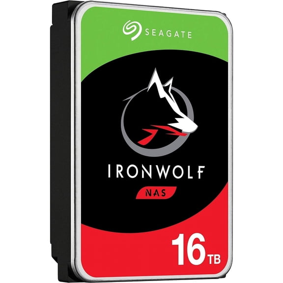 Seagate IronWolf 16TB NAS SATA 6GB/S 7200 RPM 256MB Cache Internal Hard Disk Drive, ST16000VN001