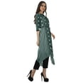 thumbnail image 3 of Moomaya Indian Tunic Top Pant Set 3/4 Sleeves Printed Women Designer Kurta Kurti, 3 of 6