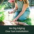 Beuta DIY No Dig Faux Stone Landscape Edging w/Anchoring Spikes