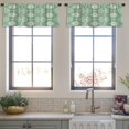 thumbnail image 3 of LALILO Kitchen Curtain Valance Japanese Arabic Indian Islamic Rod Pocket Window Curtain 52"x 18" Set of 2, 3 of 5