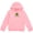 Pastel Pink, variant on John Deere Little Girls' Fleece Hooded Sweatshirt Bright Pink