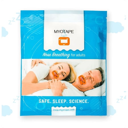 Sleep Strips by MYOTAPE | Improve Your Sleep Quality, Breathe Through Your Nose During Sleep and Reduce Mouth Breathing and Snoring [Expert Designed Mouth Tapes Using Elastic Tension]