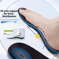 thumbnail image 2 of 4D -Soft Comfort Soles for Men - Memory Foam Cushioning Steppers Insoles with Heel Shock Pad - Trim-to-Fit Arch Support Insoles for Enhanced Foot Comfort and Fatigue Relief(US M 7.5-10.5), 2 of 5
