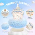 thumbnail image 6 of Floral Dog & Cat Dress with Tutu Skirt - Breathable Stretch Pet Clothes for Small Dogs Girl Cats & Puppies Birthday Party Outfit, 6 of 7