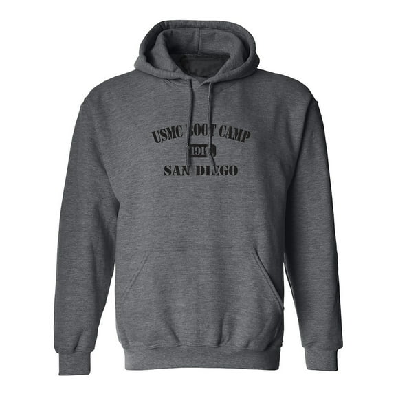 USMC Boot Camp San Diego Adult Hooded Sweatshirt