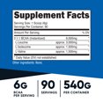 thumbnail image 6 of Nutricost BCAA Powder 2:1:1 (Unflavored) 90 Servings - Gluten Free & Non-GMO Supplement, 6 of 6