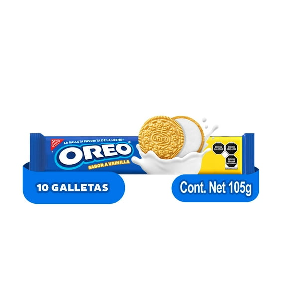 Galletas Oreo Vainilla Relleno Sabor Vainilla 105 grs.