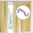 thumbnail image 5 of 2 Pcs Curtain Rod Bracket Set, Adjustable Wall Bracket,Curtain Rail Bracket Adjustable Curtain Rail Bracket with Screws and Drilling Metal Curtain Bra--, 5 of 5