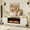 White2, variant on Hanyu Fireplace TV Stand with 36" Fireplace, 2 Tier 80" LED Entertainment Center with Fireplace for TVs Up to 90", Modern Wood TV Media with Storage Cabinets for Living Room, Grey