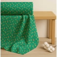 thumbnail image 4 of Soimoi Green Cotton Cambric Fabric Rose Floral Print Fabric by the Yard 42 Inch Wide, 4 of 7