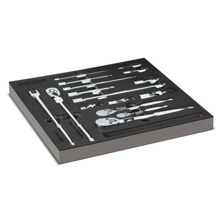 Powerbuilt Pro Tech 16 Pc. Ratchets & Socket Drive Tool Accessories Set - 949009