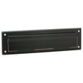 thumbnail image 2 of Ives 620B 11" X 2" Opening Magazine Sized Brass Letter Box Plate - Bronze, 2 of 2