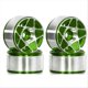 thumbnail image 1 of Metal Beadlock Wheel Hub Wheel Rim for 1/24 RC Crawler Car Green, 1 of 5