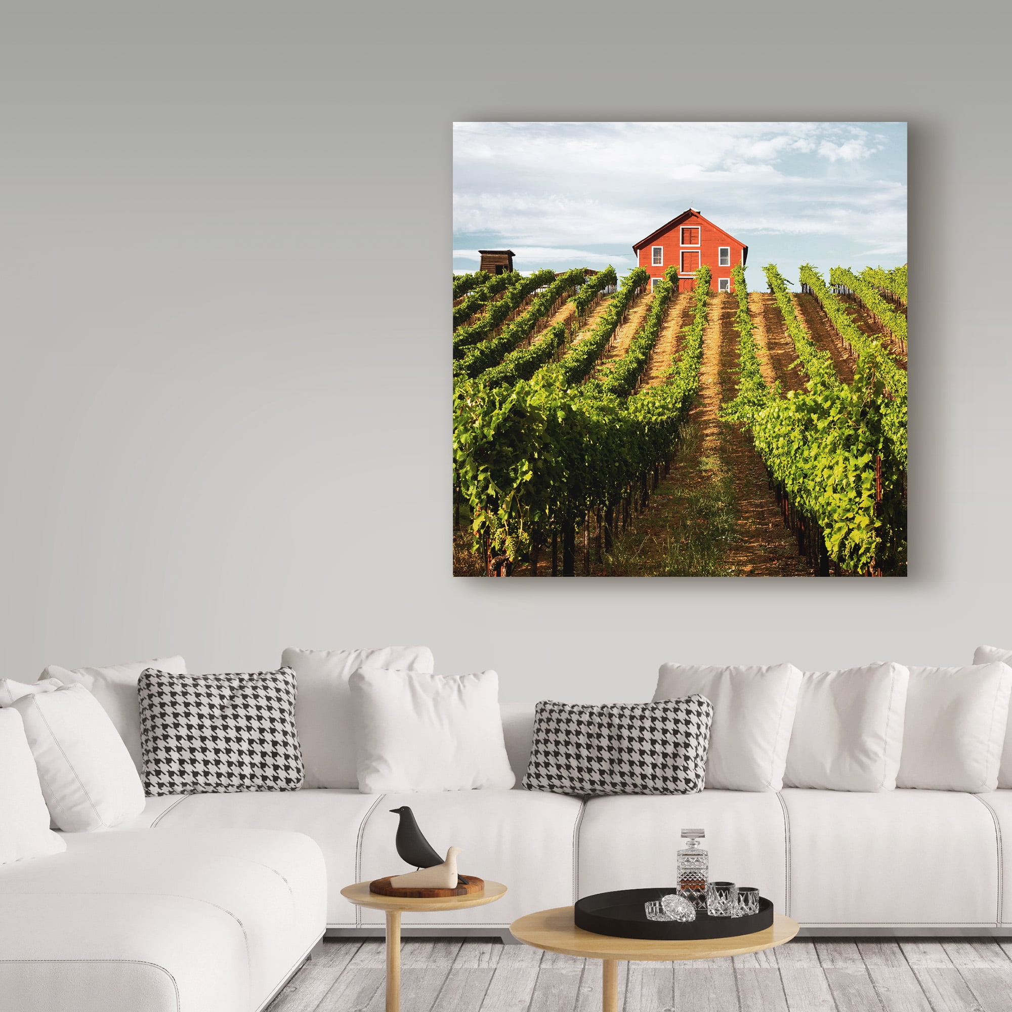 Trademark Fine Art 'Dry Creek Barn' Canvas Art by Lance Kuehne