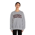 thumbnail image 3 of Swiss Switzerland Sweatshirt, Gifts, Crewneck, 3 of 4