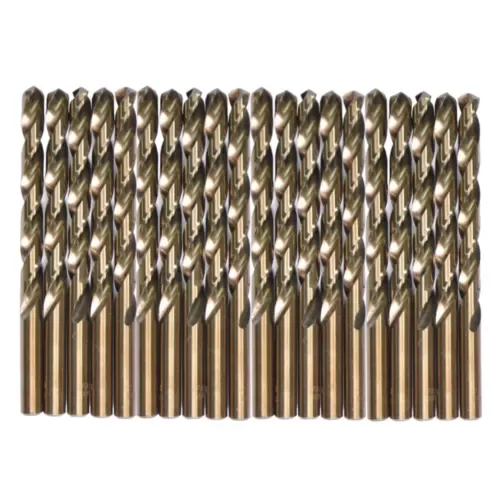 Drillforce 20Pc 5/64" Cobalt Drill Bit Set Hss M35 Jobber Length Metal Drill Bit