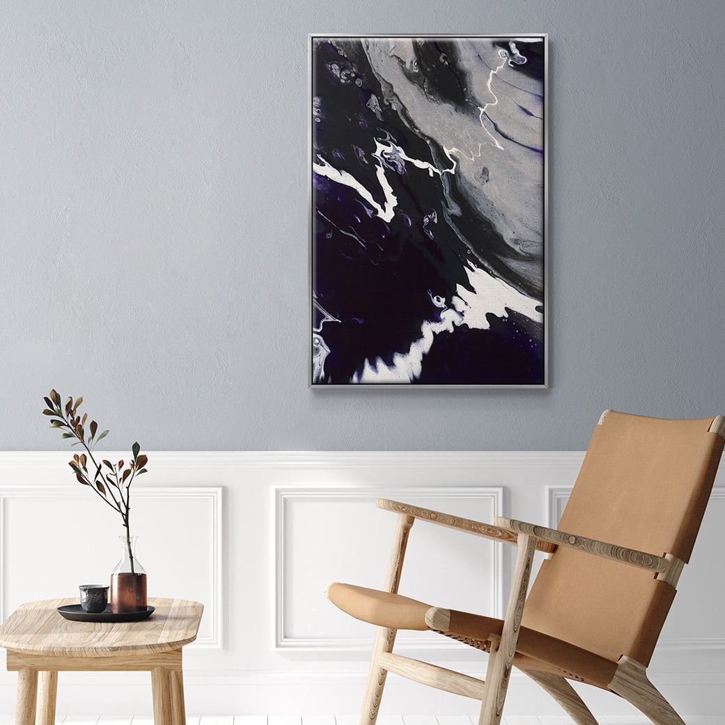 M108 Framed Premium Gallery Wrapped Canvas - Ready to Hang - 27 x 41 - Silver Floating Frame