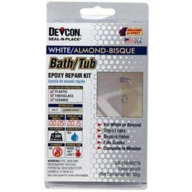 Devcon Bathtub Repair Kit Almond, Bathtub Rust Repair Kit