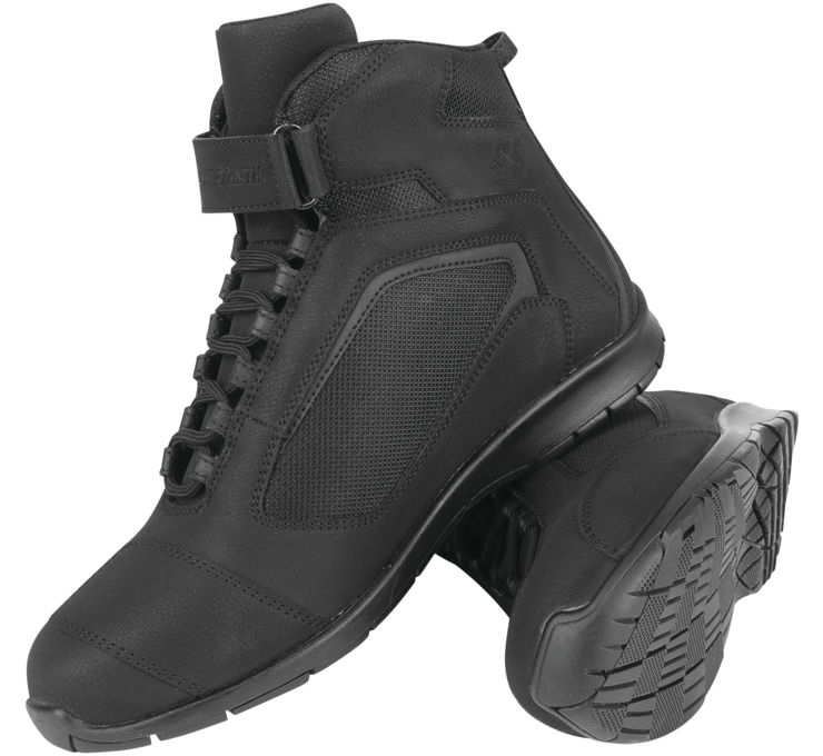Speed & Strength Moment of Truth Mens Motorcycle Shoes Black 13 USA