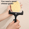 thumbnail image 3 of Kitchen Stainless Steel Wire Cheese Slicer, Premium Shaver, Butter Cutter with Adjustable Thickness, 3 of 7