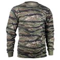 thumbnail image 2 of Rothco Long Sleeve Camo T-Shirt - Tiger Stripe Camo, Medium, 2 of 2