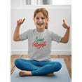 thumbnail image 2 of Buon Ferragosto Red Calligraphy T-Shirt Juniors -Image by Shutterstock,  Small, 2 of 4