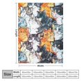 thumbnail image 4 of Orinice Cartoon Cat Blanket Animals Pet Pattern Valentine Day Gifts for Cat Lovers Girls Women Soft Warm Lightweight Flannel Throw Blankets for Bed Sofa Home Decor 60x80in, 4 of 6