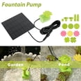 thumbnail image 2 of Muyoka Fuente de baño de pájaros con energía solar Fuente de pétalos al aire libre Fuente flotante de agua con panel solar Muyoka Hogar, 2 of 7