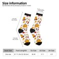 thumbnail image 2 of Logiee Thanksgiving Print Adult Socks for Men & Women,Calf Socks, Ankle Socks,Boots Socks,Breathable Casual Sock,Unisex Crew Socks, 2 of 6