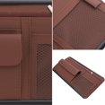 thumbnail image 2 of Car Visor Organizer Auto Sun Visor Storage Pocket Organizer for Cards License, 2 of 6