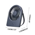 thumbnail image 3 of Qwtwty Fan for Bedroom 2025 New USB Desktop Small Fan Desktop Mini Silent Portable Charging Wall Mounted Fan on Clearance, 3 of 3