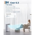 thumbnail image 5 of YUSAZENS 2-Pack 8000BTU Portable Air Conditioner, 8K Mobile AC with White Body, White Top Cover and White Control Panel, ABS Quiet Indoor Cooling, 5 of 5