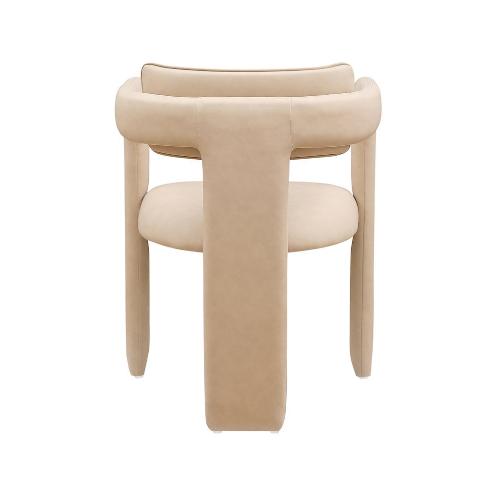Meridian Furniture Brenda Tan Vegan Leather Dining Chair (Set of 2)