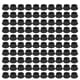thumbnail image 1 of Tuerca del generador, 100 piezas M10 X 1,25 Tuerca hexagonal Tuerca hexagonal negra Diseño fácil de usar, 1 of 9