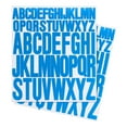 thumbnail image 1 of Uxcell Etiquetas de Letras 1 pulgada 2 pulgadas, 12 Hojas de Calcomanías de Letras Adhesivas de Vinilo, Azul Lago, 1 of 6